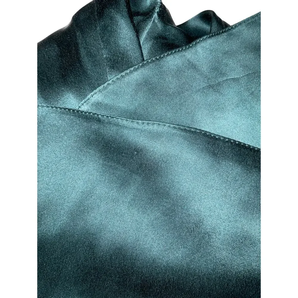 Zimmermann Gathered Teal Wide-Leg Size 3 Pants - Picture 6 of 6